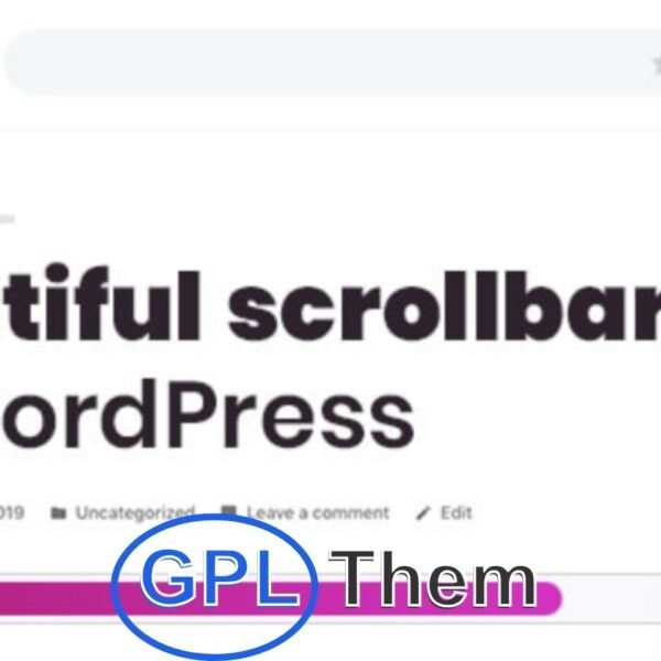 Scroller – Custom Scrollbar Plugin for WordPress Scroller is a premium WordPress plugin that transforms the default browser scrollbar into a visually appealing, fully customizable scrolling experience. Whether you're enhancing a specific scrollable element or the entire page, Scroller allows you to add a modern, stylish scrollbar that aligns perfectly with your website's design.