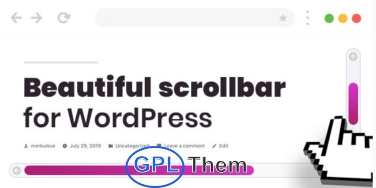 Scroller – Custom Scrollbar Plugin for WordPress Scroller is a premium WordPress plugin that transforms the default browser scrollbar into a visually appealing, fully customizable scrolling experience. Whether you're enhancing a specific scrollable element or the entire page, Scroller allows you to add a modern, stylish scrollbar that aligns perfectly with your website's design.