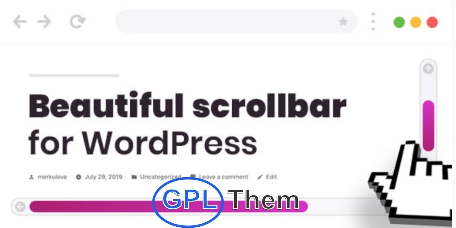 Custom Scrollbar for WordPress – Scroller Scroller – Custom Scrollbar Plugin for WordPress Scroller is a premium WordPress plugin that transforms the default browser scrollbar into a visually appealing, fully customizable scrolling experience. Whether you're enhancing a specific scrollable element or the entire page, Scroller allows you to add a modern, stylish scrollbar that aligns perfectly with your website's design.