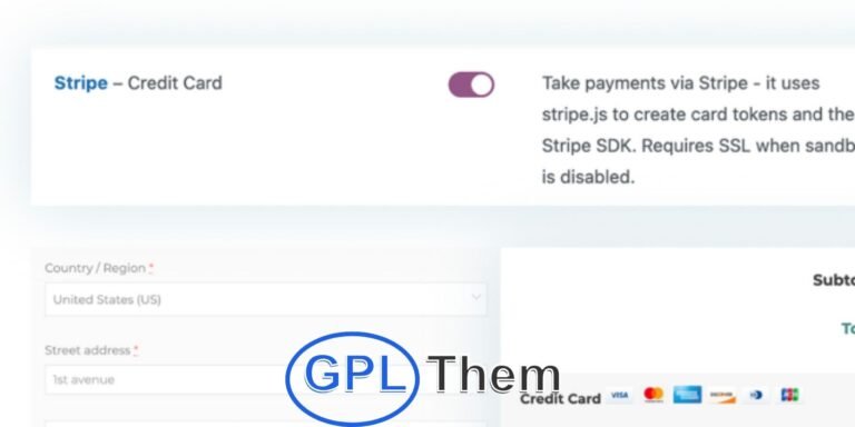 YITH WooCommerce Stripe Premium – Seamless Stripe Integration for Secure Payments YITH WooCommerce Stripe Premium lets you effortlessly integrate Stripe—the globally trusted payment gateway—into your WooCommerce store. Accept secure credit and debit card payments from customers worldwide with just a few clicks.