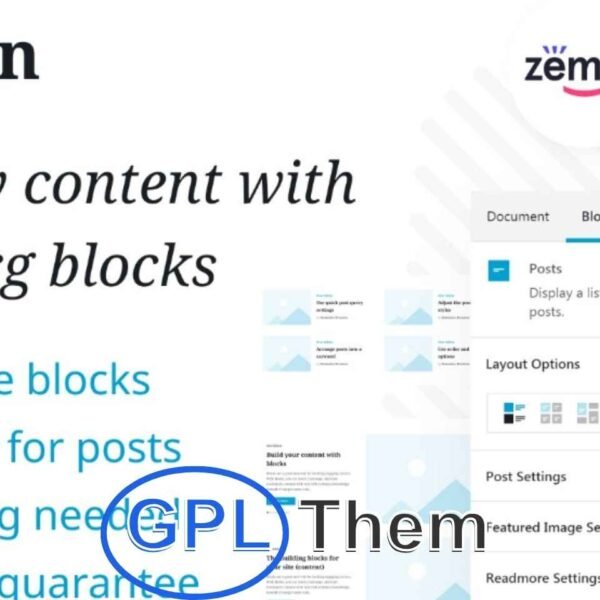 ZeGuten Gutenberg Plugin to Build a Competitive Website WordPress Plugin v1.1.5