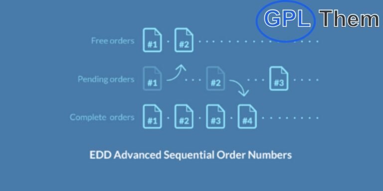 Easy Digital Downloads – Advanced Sequential Order Numbers Addon The Advanced Sequential Order Numbers addon for Easy Digital Downloads gives you full control over your store’s order numbering system. Create clean, organized, and customizable order numbers with separate sequences for completed orders, free orders, and pending transactions.