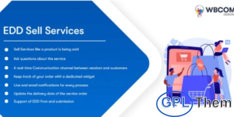 EDD Sell Services – Sell Digital Services with Easy Digital Downloads Transform your Easy Digital Downloads (EDD) store into a full-featured service marketplace with EDD Sell Services. This powerful extension lets you sell digital services just like physical products—streamlining your workflow and enhancing customer experience.