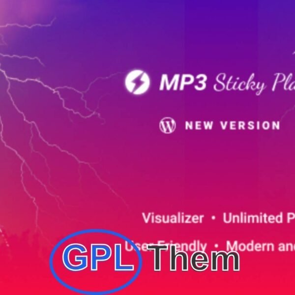 MP3 Sticky Player v7.2 – WordPress Plugin