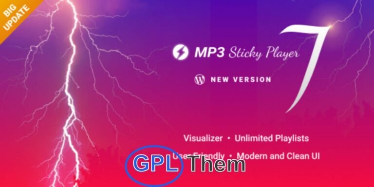 MP3 Sticky Player – Responsive Audio & Video Player for WordPress MP3 Sticky Player is a feature-rich and fully customizable WordPress plugin that lets you add a sleek audio or video player to the top or bottom of any page. Designed for maximum compatibility, it works seamlessly across all major browsers and devices—including iPhone, iPad, Android, and Windows.