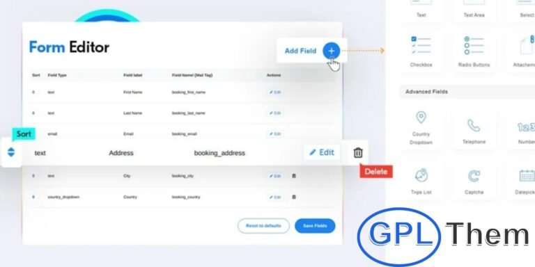 WP Travel Engine – Form Editor Add-on Easily customize and manage your travel website forms with the Form Editor Add-on for WP Travel Engine. This premium extension allows you to take full control of the forms used throughout your site—no coding required.
