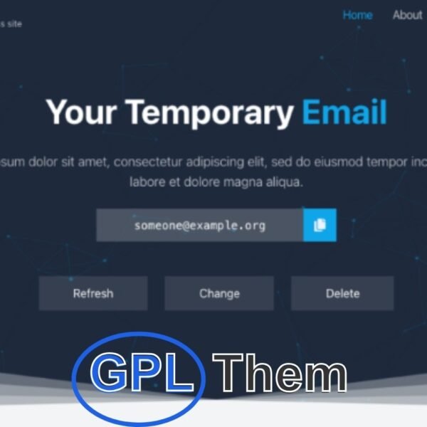 WP Temp Mail Professional – Temporary Email Service for WordPress WP Temp Mail Professional empowers your WordPress website with a fully functional temporary email system. With this plugin, you can offer users disposable email addresses directly on your site, perfect for one-time registrations, downloads, or enhanced privacy during sign-ups.