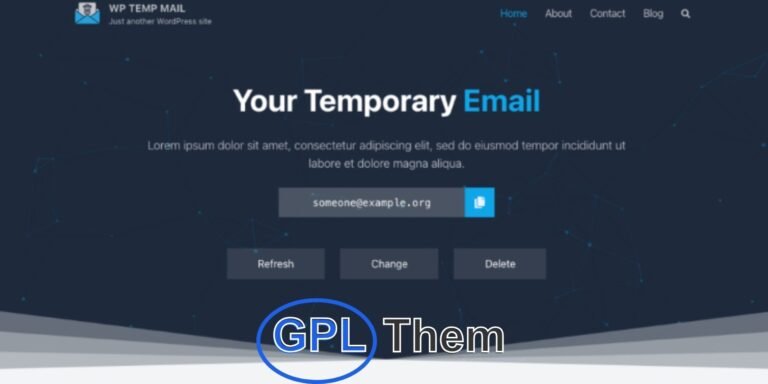 WP Temp Mail Professional – Temporary Email Service for WordPress WP Temp Mail Professional empowers your WordPress website with a fully functional temporary email system. With this plugin, you can offer users disposable email addresses directly on your site, perfect for one-time registrations, downloads, or enhanced privacy during sign-ups.