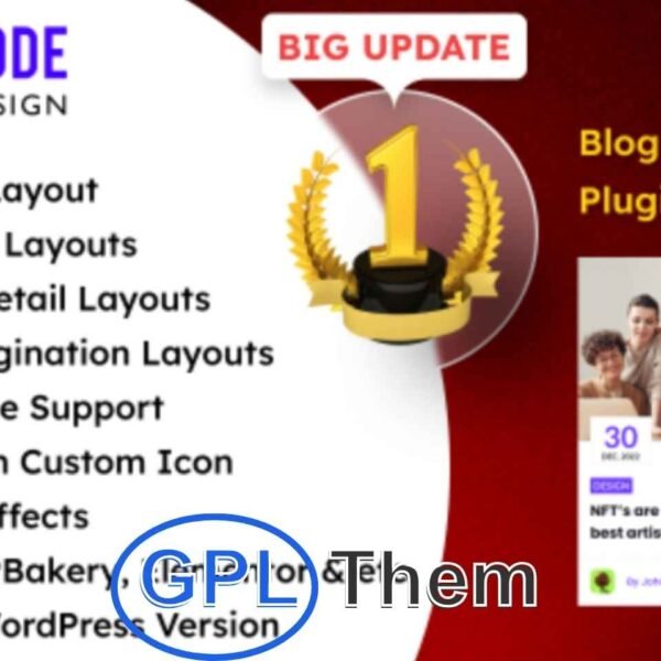 Blogsqode – Modern Blog Layouts & News Post Design Plugin for WordPress Blogsqode is a powerful and beginner-friendly WordPress plugin designed to enhance the appearance of your blog and news post layouts. Ideal for bloggers, marketers, and developers alike, this plugin helps you create stunning, professional-looking blog sections without writing a single line of code.