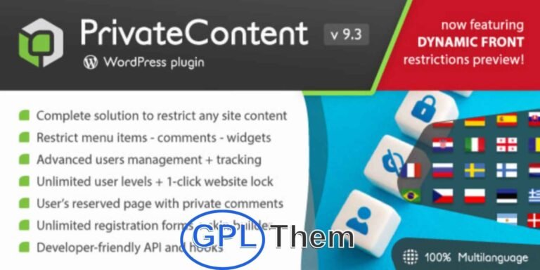 PrivateContent – Complete WordPress Membership Bundle Pack PrivateContent is a powerful yet user-friendly WordPress membership plugin that transforms your website into a fully functional multi-level membership platform with advanced content restriction and user management features.
