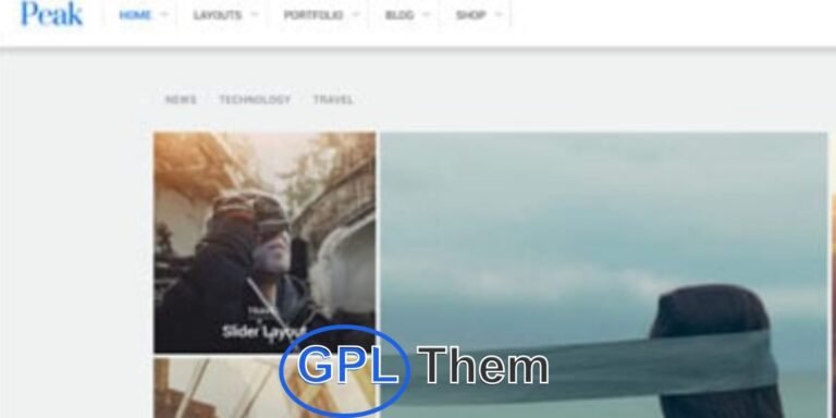 Peak – Responsive Grid-Based WordPress Theme by Themify Peak is a sleek and modern WordPress theme by Themify, designed with a masonry-style grid layout that automatically adapts to any screen size—making it perfect for blogs, portfolios, magazines, and creative websites.