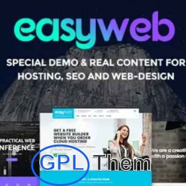 EasyWeb – WordPress Theme for Hosting, SEO & Web Design Agencies EasyWeb is a purpose-built WordPress theme tailored for web hosting companies, SEO agencies, and web design studios. Designed with functionality in mind, this theme comes loaded with real demo content, making it easy to launch a professional website in just minutes.