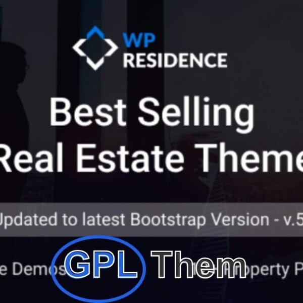 WP Residence v4.22.1 – Real Estate WordPress Theme