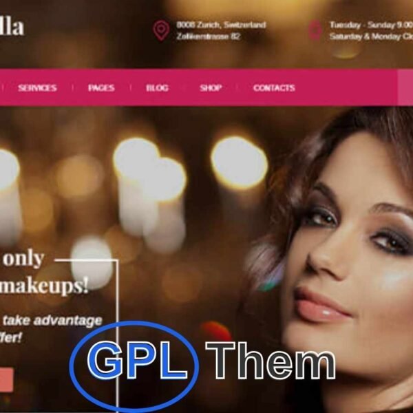 Cinderella – WordPress Theme for Beauty, Hair & Spa Salons Cinderella is a beautifully designed WordPress theme crafted specifically for small businesses in the beauty industry, including hair salons, spas, massage centers, and wellness studios. Whether you're running a single local salon or managing a chain of multiple locations, Cinderella offers the perfect solution to build a stunning online presence.