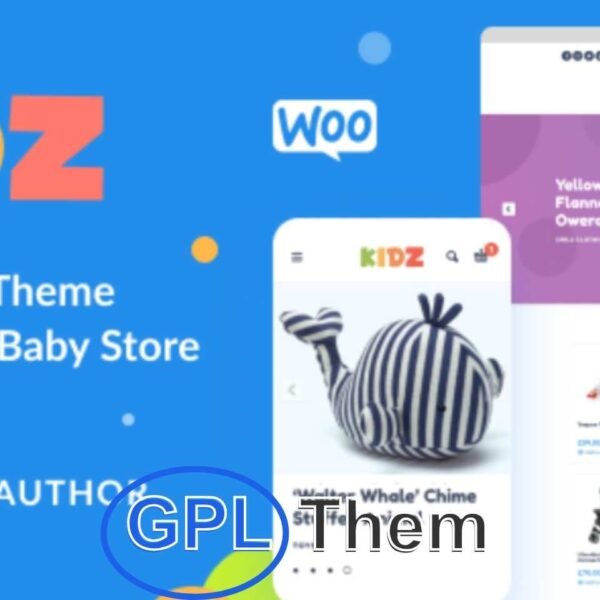KIDZ – Baby Shop & Kids Store WooCommerce WordPress Theme KIDZ is a clean, modern, and lightning-fast WooCommerce WordPress theme designed specifically for baby shops, kids’ stores, toy shops, and children's clothing boutiques. With its minimalist design and SEO-friendly architecture, KIDZ ensures high performance, faster load times, and better search engine visibility.