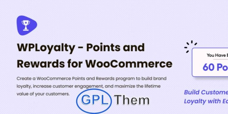 WPLoyalty – WooCommerce Loyalty Points, Rewards & Referral Plugin WPLoyalty is a powerful and feature-rich WooCommerce points and rewards plugin designed to help you boost customer loyalty, drive repeat purchases, and grow your store through referral marketing.
