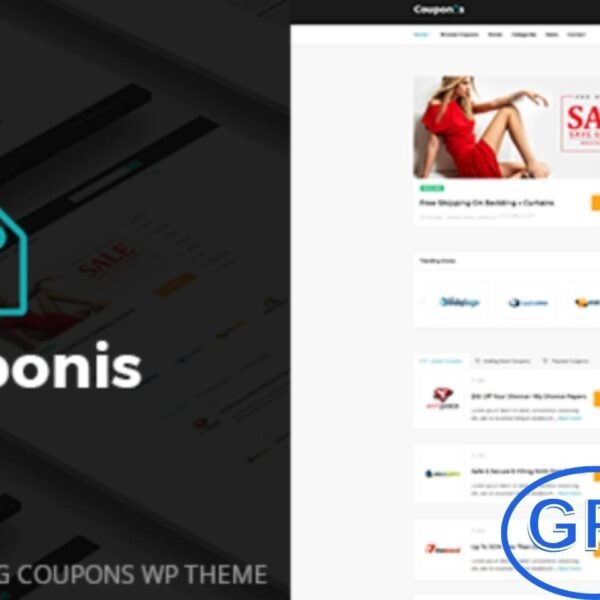 Couponis – Affiliate & User-Submitted Coupons WordPress Theme Couponis is a powerful, high-performance WordPress theme crafted for creating a professional coupon and deals website. Whether you want to showcase coupons submitted by users or import them directly via XML/CSV from affiliate networks, Couponis handles it all with ease and speed.