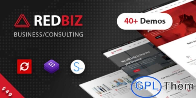 RedBiz – Multi-Purpose Finance & Business Consulting WordPress Theme RedBiz is a modern and professional WordPress theme built specifically for financial advisors, business consultants, investment firms, legal experts, tax professionals, and corporate service providers. It’s also ideal for startups, creative agencies, and freelancers looking to establish a strong online presence with a polished, feature-rich website.
