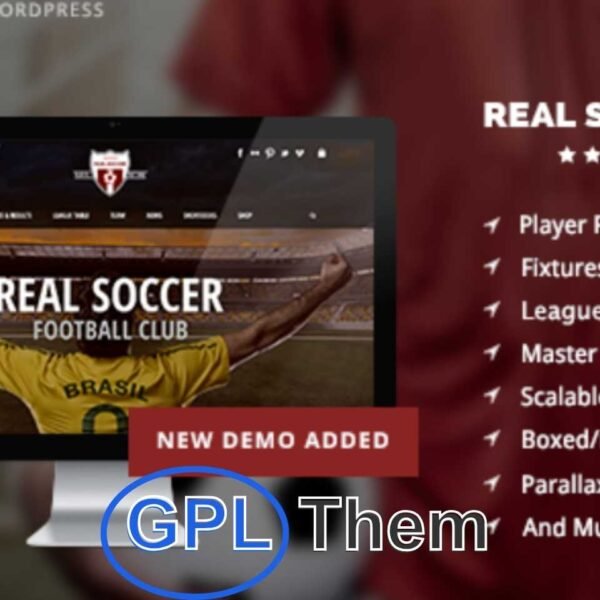 Real Soccer v2.4.2 – Sports Clubs Responsive WP Theme 2.4.2