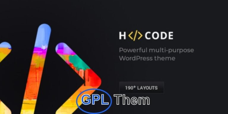 H-Code – Responsive Multipurpose WordPress Theme H-Code is a versatile and feature-rich WordPress theme designed for businesses, creative professionals, startups, and eCommerce stores. Built with performance and design in mind, H-Code delivers a sleek, modern user experience across all devices with its fully responsive layout.