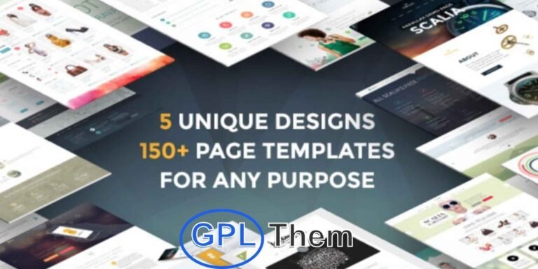 Scalia – Multi-Concept Business, eCommerce, One-Page & Blog WordPress Theme Scalia is a powerful and flexible multi-purpose WordPress theme ideal for businesses, online stores, creative portfolios, one-page websites, and professional blogs. Crafted by the award-winning designer Kontramax, Scalia offers a collection of stunning, pre-designed layouts and deep customization options to build any type of modern website with ease.