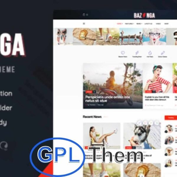 Bazinga – Modern Magazine & Viral Blog WordPress Theme Bazinga is a stylish, vibrant, and feature-packed WordPress theme designed for online magazines, viral content blogs, and niche news websites. With a clean and contemporary layout, Bazinga is the perfect choice for bloggers, content creators, influencers, and media publishers looking to build a high-traffic blog or viral magazine site.