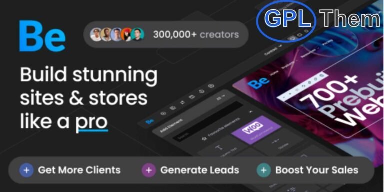 BeTheme – Responsive Multipurpose WordPress & WooCommerce Theme BeTheme is a powerful, flexible, and fully responsive multipurpose WordPress and WooCommerce theme designed to help you build any type of website with ease. Whether you're launching a business site, online store, portfolio, blog, or creative project, BeTheme delivers unmatched versatility.