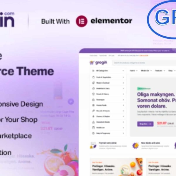 Grogin – Grocery Store WooCommerce WordPress Theme Grogin is a feature-rich and user-friendly WooCommerce WordPress theme designed specifically for grocery stores, organic food markets, online supermarkets, and multi-vendor food delivery platforms. Perfect for businesses selling fresh produce, packaged foods, agricultural products, and even non-food items like electronics, fashion, and toys.