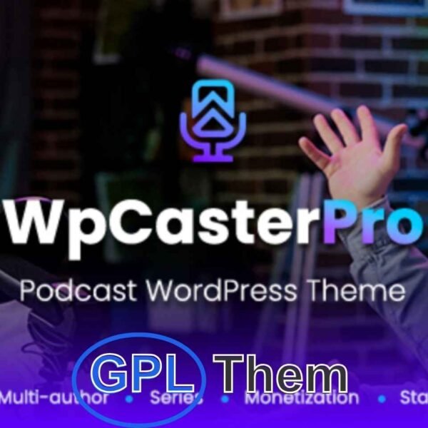 WpCasterPro – Premium Podcast WordPress Theme WpCasterPro is a powerful and modern WordPress theme crafted exclusively for podcasters, audio publishers, and online radio platforms. Designed to captivate and convert, it features a continuous music player and real-time audio waveform visualization that enhance user engagement and keep your audience hooked.