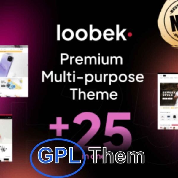 Loobek – Multipurpose Elementor WooCommerce WordPress Theme Loobek is a flexible and feature-rich WooCommerce WordPress theme, built to power a wide range of online stores with ease. Seamlessly integrated with Elementor, Loobek allows you to customize your website effortlessly using drag-and-drop functionality—no coding required.