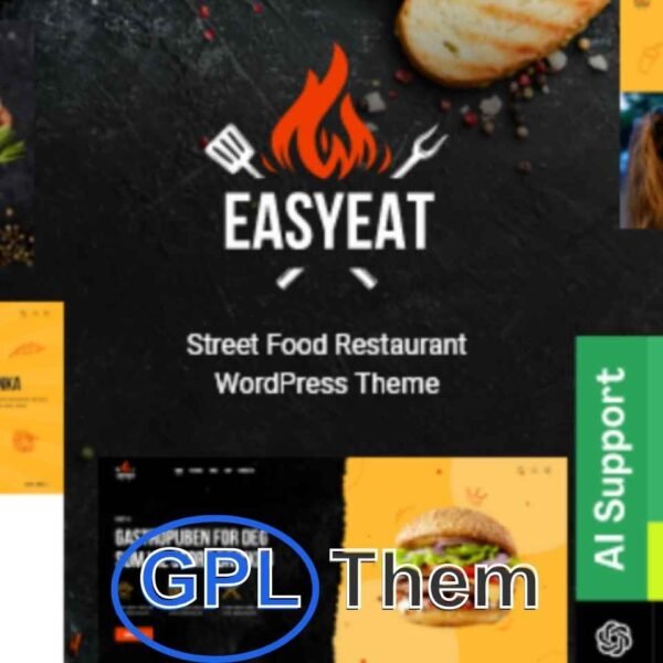 EasyEat v1.0.0 – Street Food Restaurant WordPress Theme