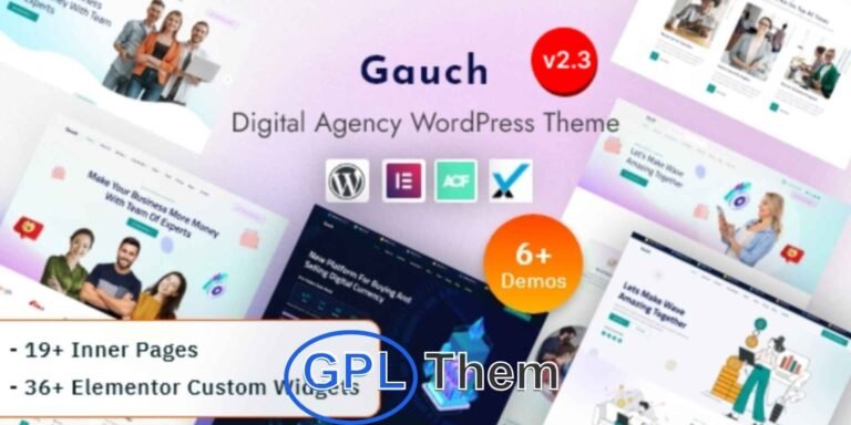 Gauch – WordPress Theme for IT Services & Digital Business Agencies Gauch is a modern, clean, and fully responsive WordPress theme designed for IT service providers, tech startups, and digital business agencies. Ideal for companies in IT services, SEO, cybersecurity, blockchain, cryptocurrency, digital marketing, big data, AI, machine learning, and analytics, Gauch offers the flexibility to build a powerful and professional online presence.