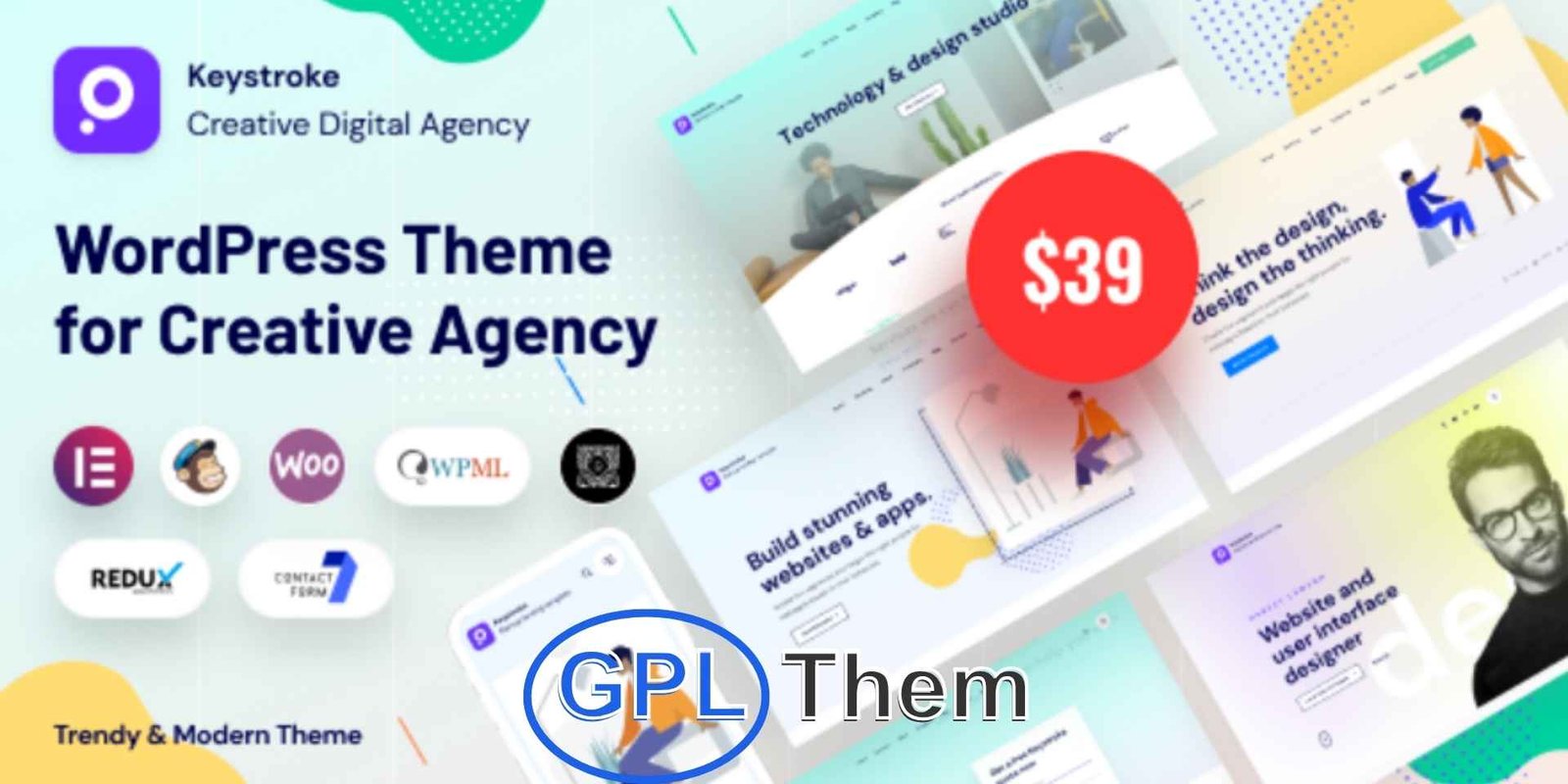 Keystroke – Creative Agency WordPress Theme Keystroke – Creative Agency & Digital Portfolio WordPress Theme Keystroke is a modern, minimal, and versatile WordPress theme crafted for creative agencies, digital startups, freelancers, and personal portfolios. Designed to deliver high-performance websites with a sleek visual appeal, Keystroke is perfect for building digital agency sites, software companies, tech startups, and multipurpose creative businesses.