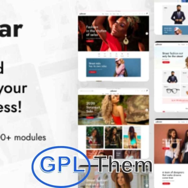 Yobazar – Fashion & Multipurpose WooCommerce WordPress Theme Yobazar is a stylish and highly customizable WooCommerce WordPress theme built with Elementor, perfect for creating modern and professional online stores. Designed for fashion retailers and versatile enough for a wide range of eCommerce niches, Yobazar comes with a collection of pre-designed homepage and product page layouts to help you launch your store quickly and easily.