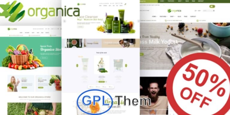 Organica – Organic Store & Eco-Friendly Products WordPress Theme Organica is a beautifully designed WordPress theme tailored for organic shops, health food stores, eco-friendly cosmetic brands, natural farms, and wellness product retailers. Fully responsive and optimized for performance, Organica offers a clean, modern layout that enhances user experience and drives conversions.