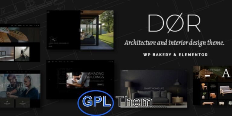 Dør – Modern Architecture & Interior Design WordPress Theme Dør is a cutting-edge WordPress theme crafted for architecture firms, interior designers, and design studios looking to create a visually stunning and professional online portfolio. Designed by Mikado, Dør offers a sleek and modern aesthetic, ideal for showcasing architectural projects and interior design work.