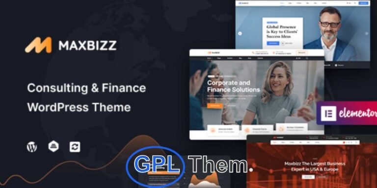 Maxbizz – Consulting & Financial Business WordPress Theme Maxbizz is a professional and fully responsive WordPress theme designed for finance, consulting, and corporate business websites. Built with Elementor, Maxbizz is ideal for financial advisors, consulting firms, accountants, investment companies, insurance agencies, loan providers, tax consultants, and other financial service providers.