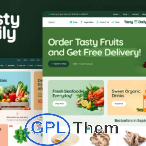 Tasty Daily v1.1 – Grocery Store & Food WooCommerce Theme