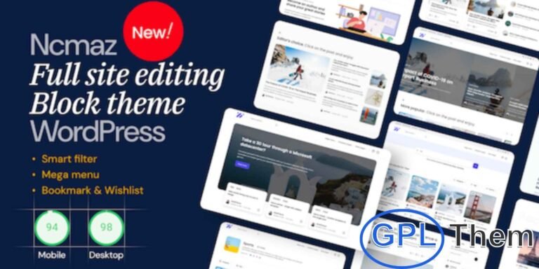 Ncmaz – Modern Blog & Magazine WordPress Theme Ncmaz is a next-generation WordPress theme crafted for blogs, online magazines, and content-rich websites. With its modern, unique design and innovative layout style, Ncmaz delivers a visually stunning and highly engaging reading experience.