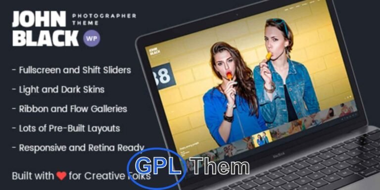 JohnBlack – Fullscreen Photography WordPress Theme JohnBlack is a premium fullscreen WordPress theme crafted exclusively for photographers, creatives, and visual artists looking to showcase their work in a stunning and immersive format.