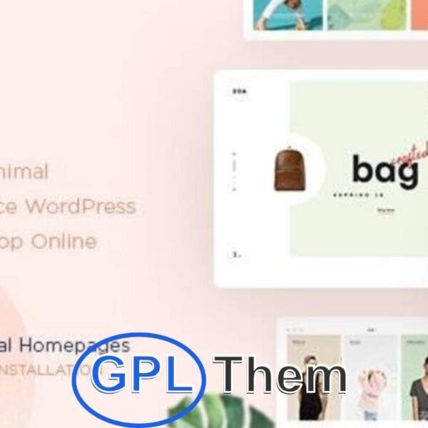 Zoa – Minimalist WooCommerce WordPress Theme Built with Elementor Zoa is a clean, modern, and highly customizable WooCommerce WordPress theme designed with a minimalist aesthetic. Built using the Elementor page builder, Zoa is perfect for creating elegant and conversion-focused online stores for watches, fashion, furniture, books, cosmetics, luxury jewelry, accessories, and more.