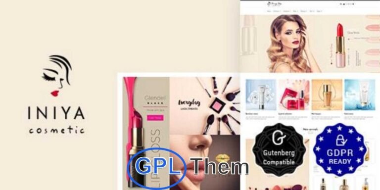 Iniya – Elegant Cosmetic & Beauty Shop WordPress Theme Iniya is a beautifully crafted WordPress theme designed specifically for cosmetic stores, beauty salons, skincare brands, and fashion boutiques. With a stylish and feminine design, Iniya offers the perfect platform to showcase your beauty products and launch a high-converting online store.