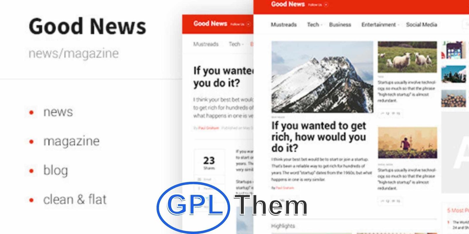 Goodnews – Responsive WordPress NewsMagazine GoodNews – Responsive WordPress News & Magazine Theme GoodNews is a powerful and flexible WordPress theme designed for news portals, online magazines, blogs, and content-rich websites. Built with user-friendliness in mind, it’s perfect for everyone—from beginners to advanced developers—offering a seamless experience regardless of your skill level.