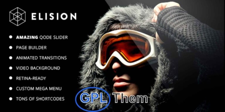 Elision – Retina Ready Multi-Purpose WordPress Theme Elision is a modern, retina-ready multi-purpose WordPress theme built for businesses, creatives, portfolios, and one-page websites. Designed with flexibility and high performance in mind, Elision comes packed with advanced customization features and powerful tools that help you create visually stunning and fully functional websites with ease.