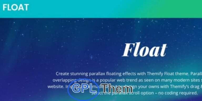Float – Premium Parallax WordPress Theme by Themify Float by Themify is a visually striking premium WordPress theme designed to help you build modern, elegant websites with parallax floating effects and overlapping layouts. Inspired by contemporary web trends seen on top-tier sites like Apple, Float offers a dynamic and immersive user experience that captivates your audience.