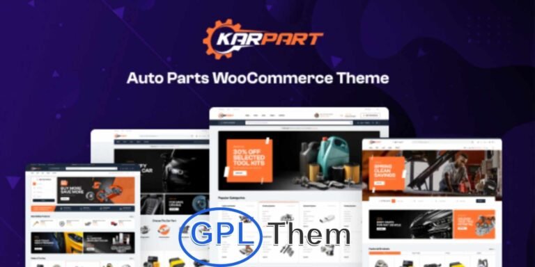 Karpart – Auto Parts WooCommerce WordPress Theme Karpart is a powerful and modern WooCommerce WordPress theme built specifically for auto parts stores, automotive tools shops, tire retailers, and related eCommerce businesses. Whether you’re selling car accessories, engine components, or repair tools, Karpart is the ideal solution for launching a professional online store quickly and effortlessly.