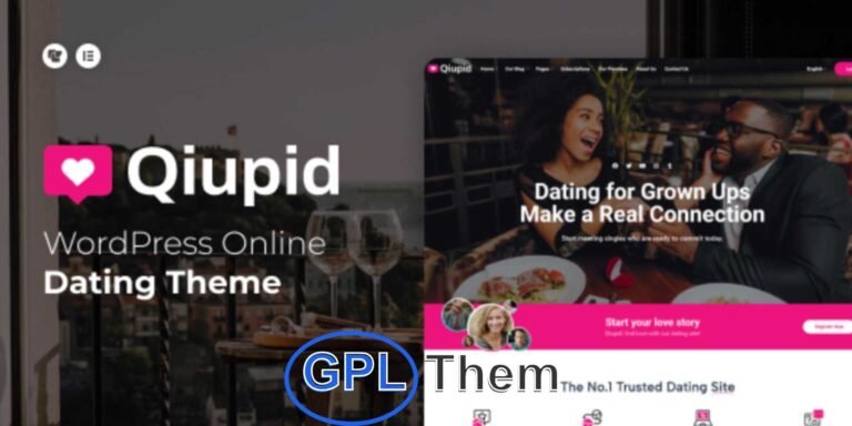 Qiupid – Modern WordPress Dating Theme for Online Communities & Matchmaking Qiupid is a beautifully designed WordPress theme crafted specifically for dating websites, matchmaking platforms, and online communities. Whether you're launching a full-featured dating app, building a niche matchmaking portal, or simply creating a personal dating site, Qiupid offers everything you need.