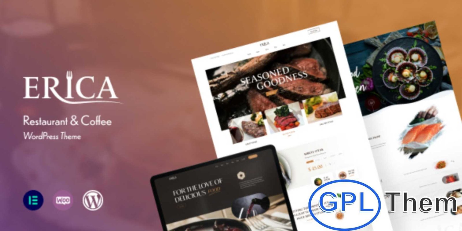 Erica – Restaurant & Coffee WordPress Theme Erica – Restaurant & Cafe WordPress Theme (SEO-Friendly Rewrite) Erica is a beautifully designed WordPress theme tailored for the food and hospitality industry. Whether you run a restaurant, bistro, cafe, bakery, coffee shop, winery, fast food outlet, or even a recipe blog, Erica offers the perfect platform to present your brand and culinary creations with style.