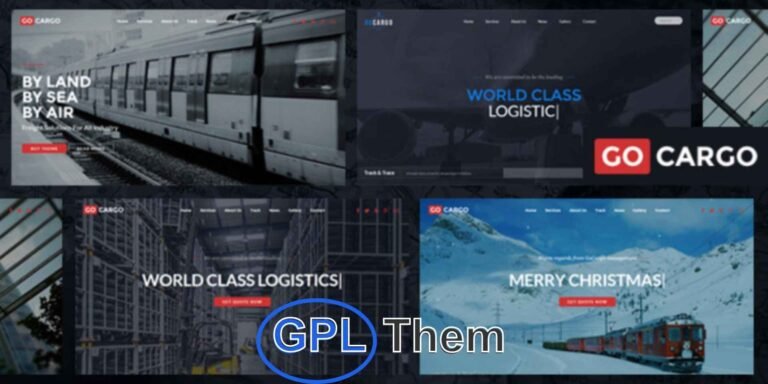 GoCargo – Freight, Logistics & Transportation WordPress Theme (SEO Optimized) GoCargo is a modern and professional WordPress theme built specifically for freight services, logistics companies, cargo transport, and shipping businesses. Designed with functionality and performance in mind, GoCargo offers everything you need to launch a powerful, mobile-friendly logistics website that drives trust and conversions.