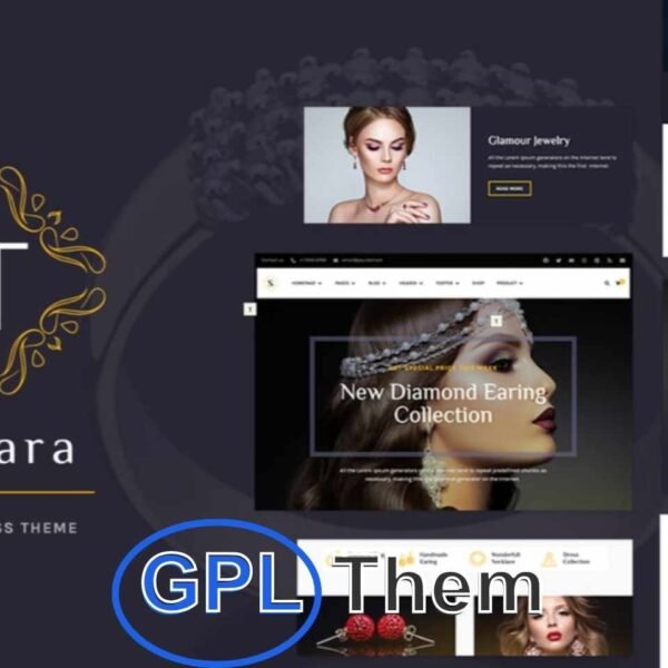 Tisara – Elegant Jewelry WooCommerce WordPress Theme (SEO Optimized) Tisara is a premium WooCommerce jewelry WordPress theme by TokoMoo, designed to help you create a stunning online store for jewelry, luxury accessories, watches, or fashion items.
